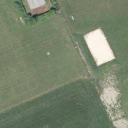 Sand Volleyball Court, Marsberg — aerial view