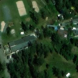 Sand Volleyball Court, Machern — aerial view