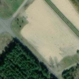 Sand Volleyball Court — aerial view
