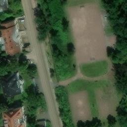 Volleyball Court, Merseburg — aerial view