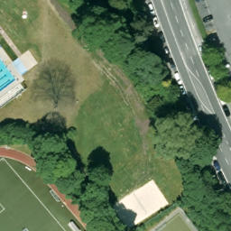 Sand Volleyball Court, Sprockhövel — aerial view