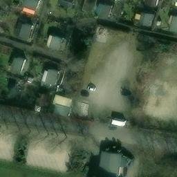 Sand Volleyball Court, Leipzig — aerial view