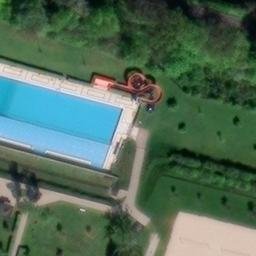 Sand Volleyball Court, Sondershausen — aerial view
