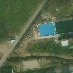 Sand Volleyball Court, Bad Arolsen — aerial view