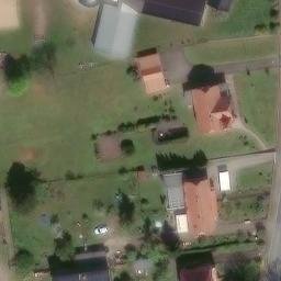 Volleyball Court, Strehla — aerial view
