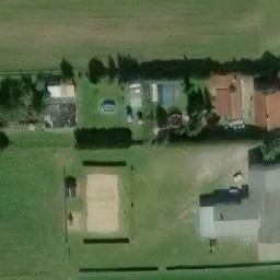 Sand Volleyball Court in Zöschen, Sachsen-Anhalt — aerial view
