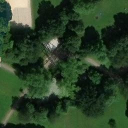 Sand Volleyball Court — aerial view