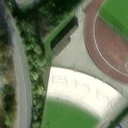 Sand Volleyball Court — aerial view