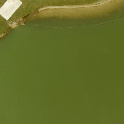 Sand Volleyball Court — aerial view