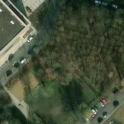 Sand Volleyball Court in Leipzig, Sachsen — aerial view
