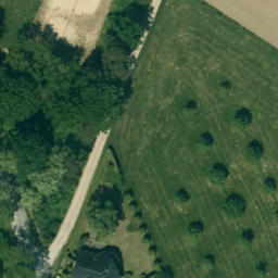 Sand Volleyball Court — aerial view