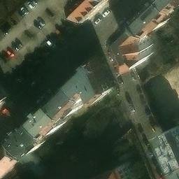Sand Volleyball Court, Leipzig — aerial view