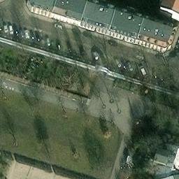 Sand Volleyball Court in Leipzig, Sachsen — aerial view