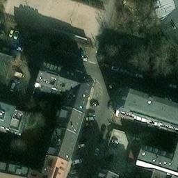 Sand Volleyball Court, Leipzig — aerial view