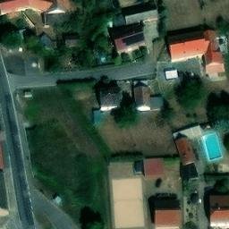 Sand Volleyball Court, Wurzen — aerial view
