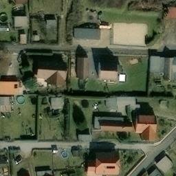 Sand Volleyball Court — aerial view