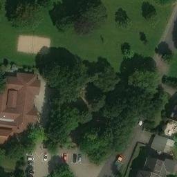 Sand Volleyball Court — aerial view