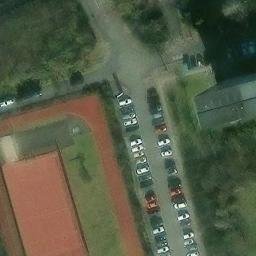 Volleyball Court near Leipzig — aerial view