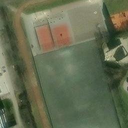 Grünau-Mitte Beach Volleyball Court — aerial view
