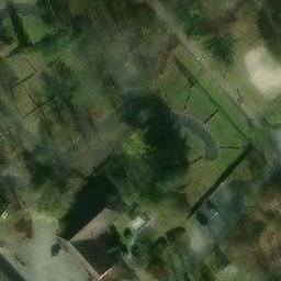 Sand Volleyball Court, Leipzig — aerial view