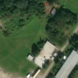 Sand Volleyball Court in Großenhain, Sachsen — aerial view