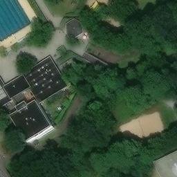 Sand Volleyball Court — aerial view