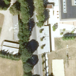 Sand Volleyball Court, Kassel — aerial view