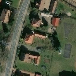 Volleyball Court near Horka — aerial view
