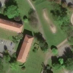 Volleyball Court, Riesa — aerial view