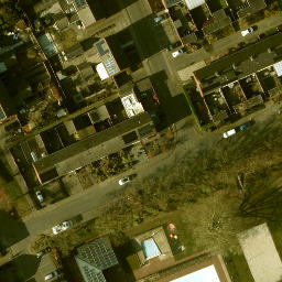 Volleyball Court — aerial view
