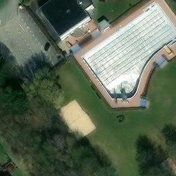 Sand Volleyball Court, Neuenrade — aerial view