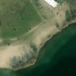 Sand Volleyball Court, Leipzig — aerial view