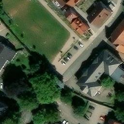 Grass Volleyball Court, Korbach — aerial view