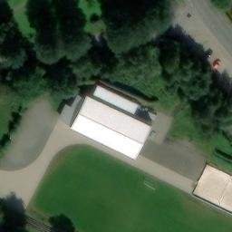 Sand Volleyball Court, Sundern (Sauerland) — aerial view