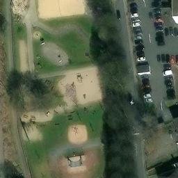Sand Volleyball Court, Werdohl — aerial view