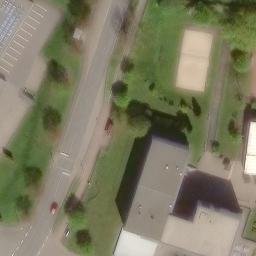 Volleyball Court, Stauchitz — aerial view