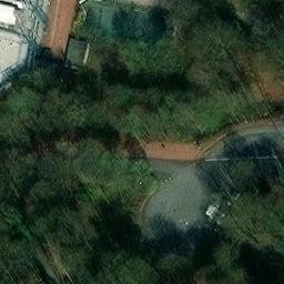 Sand Volleyball Court — aerial view