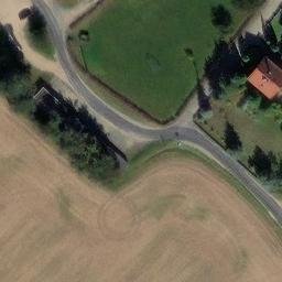 Grass Volleyball Court, Haselbachtal — aerial view