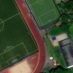 Sand Volleyball Court — aerial view