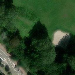 Sand Volleyball Court — aerial view