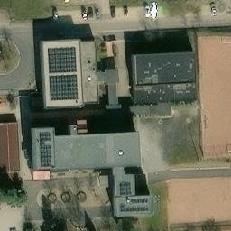 Sand Volleyball Court — aerial view