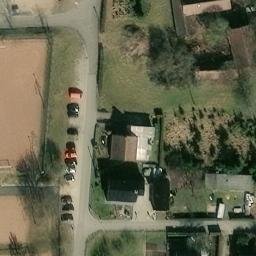 Sand Volleyball Court — aerial view