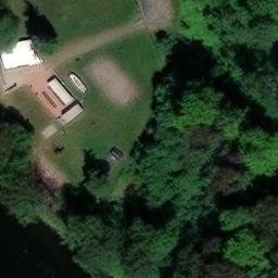 Sand Volleyball Court, Grimma — aerial view