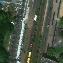 Sand Volleyball Court — aerial view