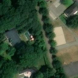 Sand Volleyball Court — aerial view