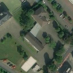 Sand Volleyball Court — aerial view