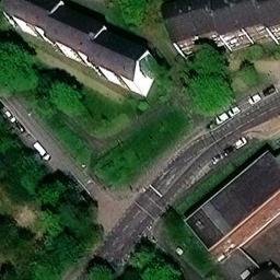Sand Volleyball Court — aerial view