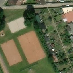 Sand Volleyball Court, Weißenfels — aerial view