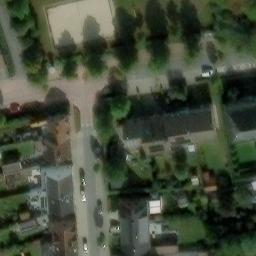 Sand Volleyball Court — aerial view
