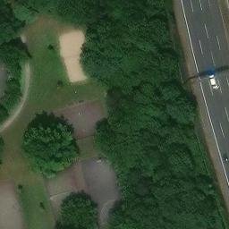 Sand Volleyball Court — aerial view